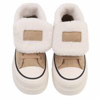 Damen High-Sneakers - khaki