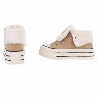 Damen High-Sneakers - khaki
