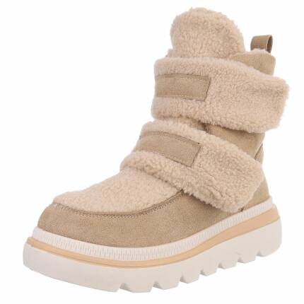 Damen Winterstiefeletten - khaki