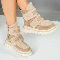 Damen Winterstiefeletten - khaki