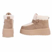 Damen Winterstiefeletten - khaki