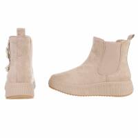 Damen Chelsea Boots - beige