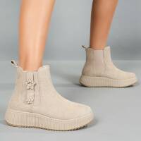 Damen Chelsea Boots - beige