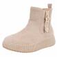Damen Chelsea Boots - beige
