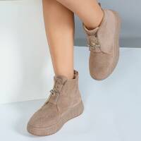 Damen Klassische Stiefeletten - khaki