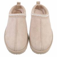 Damen Pantoletten - beige