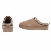 Damen Pantoletten - khaki