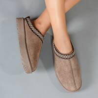 Damen Pantoletten - khaki