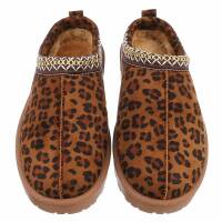 Damen Pantoletten - leopard
