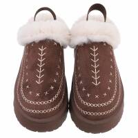 Damen Pantoletten - brown