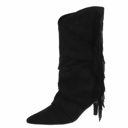 Damen High-Heel Stiefeletten - black