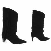 Damen High-Heel Stiefeletten - black