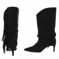 Damen High-Heel Stiefeletten - black