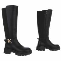 Damen Klassische Stiefel - blackpu