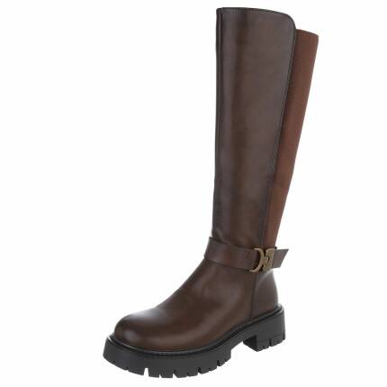 Damen Klassische Stiefel - brownpu