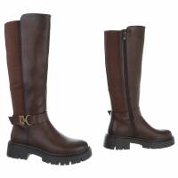 Damen Klassische Stiefel - brownpu