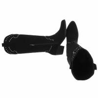Damen Western- & Bikerboots - blacksuede