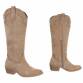 Damen Western- & Bikerboots - khakisuede