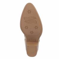 Damen Western- & Bikerboots - khakisuede