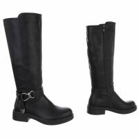 Damen Klassische Stiefel - blackpu