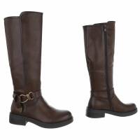 Damen Klassische Stiefel - brownpu