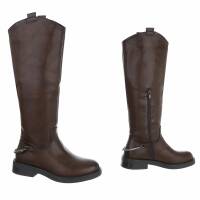 Damen Klassische Stiefel - brownpu