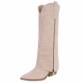Damen Western- & Bikerboots - beige