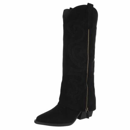 Damen Western- & Bikerboots - black