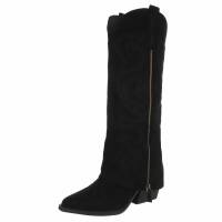 Damen Western- & Bikerboots - black