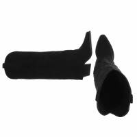 Damen Western- & Bikerboots - black