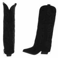 Damen Western- & Bikerboots - black
