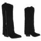 Damen Western- & Bikerboots - black