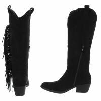 Damen Western- & Bikerboots - black