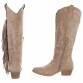 Damen Western- & Bikerboots - khaki