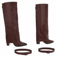 Damen High-Heel Stiefel - wine