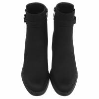 Damen High-Heel Stiefeletten - black