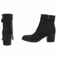 Damen High-Heel Stiefeletten - black