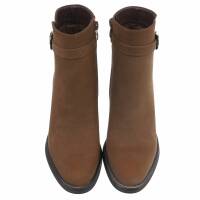 Damen High-Heel Stiefeletten - brown