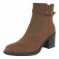 Damen High-Heel Stiefeletten - brown