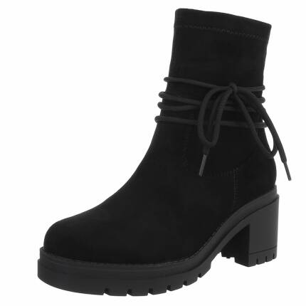 Damen High-Heel Stiefeletten - black
