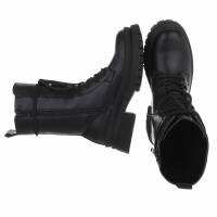 Damen Schnürstiefeletten - black