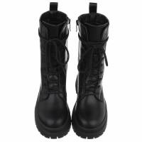 Damen Schnürstiefeletten - black