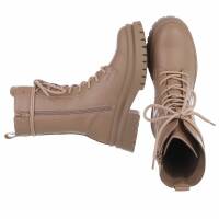 Damen Schnürstiefeletten - khaki