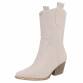 Damen Western- & Bikerboots - beige