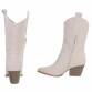 Damen Western- & Bikerboots - beige