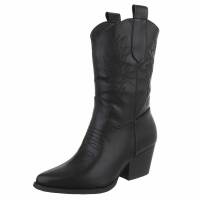 Damen Western- & Bikerboots - black