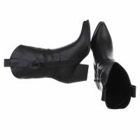 Damen Western- & Bikerboots - black