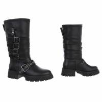 Damen Western- & Bikerboots - black