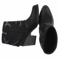 Damen Western- & Bikerboots - black
