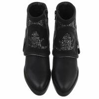 Damen Western- & Bikerboots - black